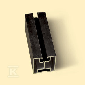 Profil aluminiowy 90440 (40x40) L=2400 anoda czarna