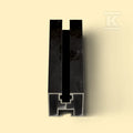 Profil aluminiowy M1.01243 6060 T6 L2400 anoda czarna