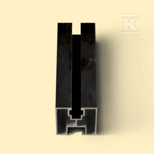 Profil aluminiowy M1.01243 6060 T6 L2400 anoda czarna