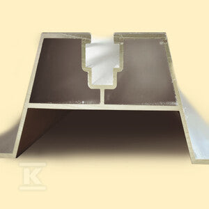 Profil aluminiowy 30792 L=330 mostek trapezowy H40 z uszczelką EPDM