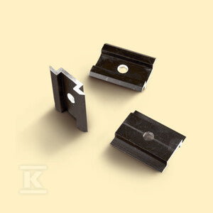 Klamra (klema) środkowa L=50mm fi 8mm /01096/ anoda czarna