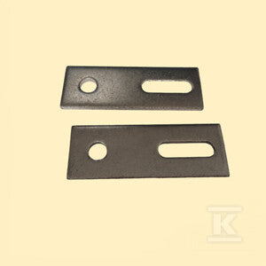 Adapter montażowy M12 110x40x5 gatunek stali 1.4301