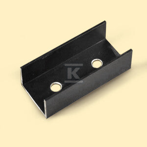 Łącznik profila montażowego 40x40 mm L=100 mm anoda czarna