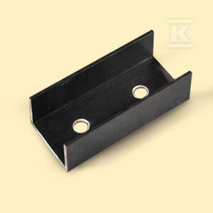 Łącznik profila montażowego 40x40 mm L=200 mm anoda czarna