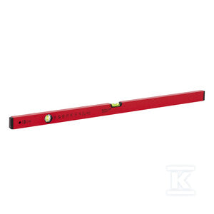 Poziomnica aluminiowa 100cm czerwona STALCO PERFECT S-65100
