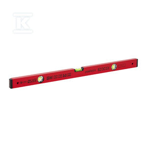 Poziomnica aluminiowa 80cm / 45° czerwona STALCO PERFECT S-65157