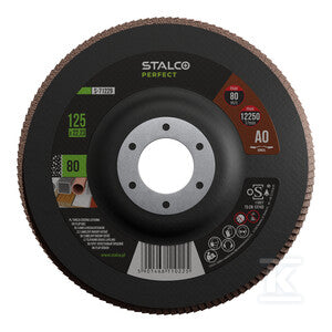 Tarcza ścierna listkowa 125 gr.40 alotex STALCO PERFECT S-71223