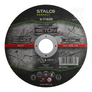 Tarcza do cięcia betonu - płaska 180mmx3,0 STALCO PERFECT S-71639