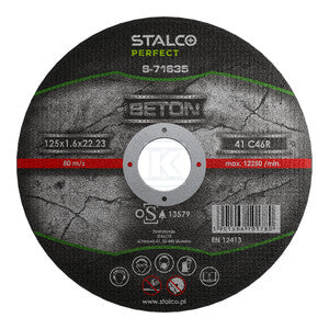 Tarcza do cięcia betonu - płaska 230mmx3,0 STALCO PERFECT S-71641