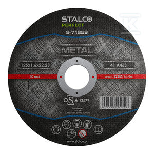 Tarcza do cięcia metalu - płaska 125mmx2,5 STALCO PERFECT S-71661