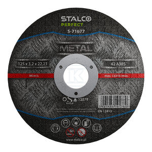 Tarcza do cięcia metalu - wypukła 115mmx3,2 STALCO PERFECT S-71675