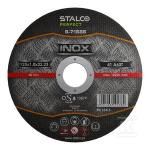 Tarcza do cięcia stali nierdzewnej 115mmx1,0 STALCO PERFECT S-71683
