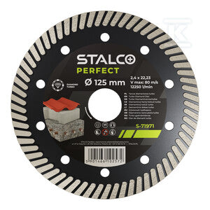 Tarcza diamentowa turbo 115mm STALCO PERFECT S-71969