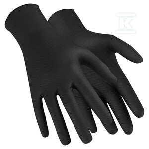 Rękawice NITRAX GRIP BLACK 8” M (1op-50szt) STALCO PERFECT S-76345
