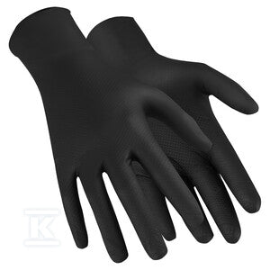 Rękawice NITRAX GRIP BLACK 9” L (1op-50szt) STALCO PERFECT S-76347