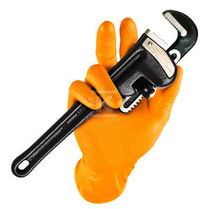 Rękawice NITRAX GRIP ORANGE 8” M (1op-50szt) STALCO PERFECT S-76367