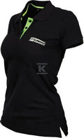 Koszulka polo damska NATURE W czarny XS STALCO PERFECT S-78585