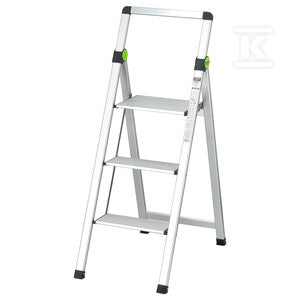 Drabina składana MINI SLIM 3-stopnie z uchwytem STALCO PERFECT S020140503
