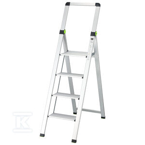 Drabina składana SLIM 4-stopnie z uchwytem STALCO PERFECT S020140513