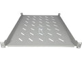 Półka stała 19" 1U głęb. 550mm, kolor szara, 4 punkty mocowania ALANTEC