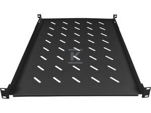 Półka stała 19" 1U głęb. 650mm, czarna, 4 punkty mocowania ALANTEC