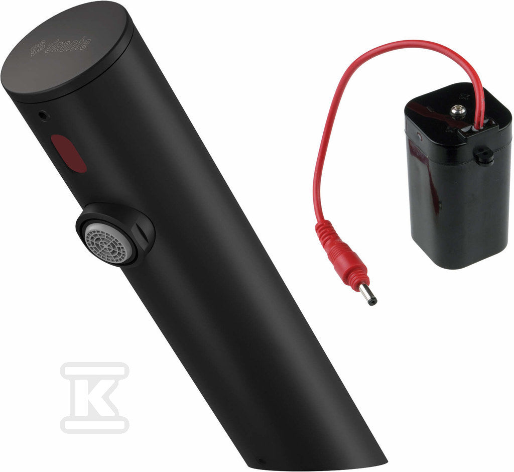 Bateria umywalkowa bezdotykowa bez regulacji temperatury - 4xAA Sense, nero