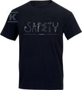 T-shirt z bawełny (100%), 180 g/m2 czarny l