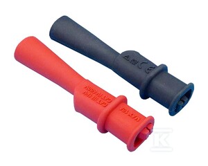 Krokodylki bezpieczeństwa BAC3 2mm CAT IV 1000V do przewodów BL20P2-A3-C, BL21S2-T4SC (2szt.)