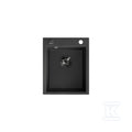 Zlew granitowy CHICHI 1 komorowy 48x39cm z syfonem
