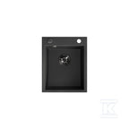 Zlew granitowy CHICHI 1 komorowy 48x39cm z syfonem