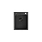 Zlew granitowy CHICHI 1 komorowy 48x39cm z syfonem