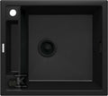 Zlewozmywak granitowy magnetyczny 1-komorowy Magnetic, nero