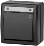 Łącznik schodowy podwójny bez piktogramu (moduł) 10AX, 250V~, zaciski śrubowe, biały, BASIC MODUŁ