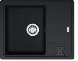 Zlewozmywak wbudowywany Fragranit+ Basis BFG 611-62 Onyx