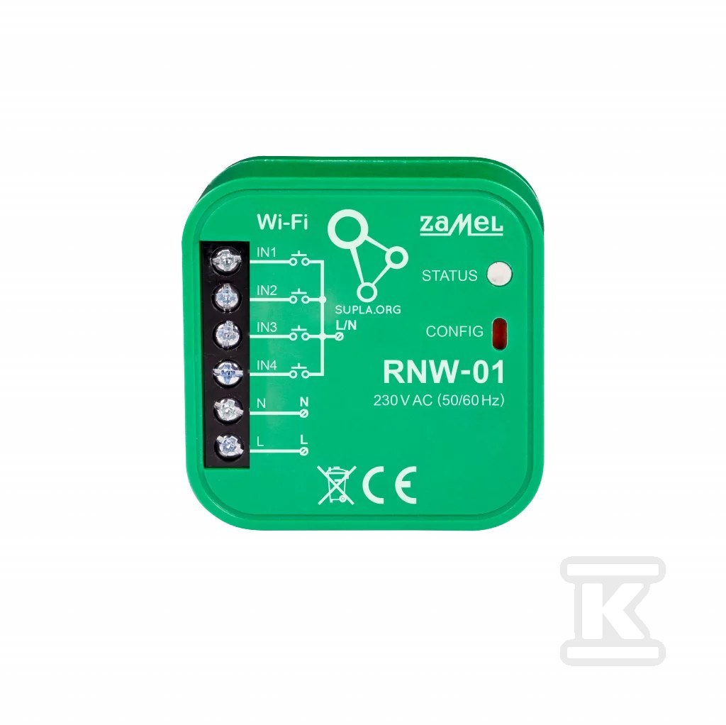 Interfejs 4-wejść Wi-Fi dopuszkowy Typ: RNW-01