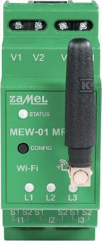 Monitor energii elektrycznej Wi-Fi 3-fazowy+N do współpracy z modułem rozszerzeń przekładników 200A Lub 400A Typ: MEW-01 Mrp