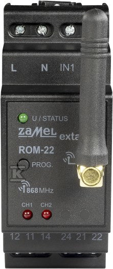 Radiowy odbiornik modułowy 2-kanałowy Typ: ROM-22