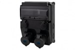 Rozdzielnica CAJA 12M SCENIC - gniazda proste 2x16A 3p, 2x230V