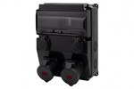 Rozdzielnica CAJA 12M SCENIC - gniazda proste 2x16A 3p, 2x230V