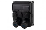 Rozdzielnica CAJA 12M SCENIC - gniazda proste 2x16A 3p, 2x230V