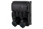 Rozdzielnica CAJA 12M SCENIC - gniazda proste 2x16A 3p, 2x230V