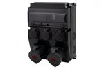 Rozdzielnica CAJA 12M SCENIC - gniazda proste 2x16A 3p, 2x230V
