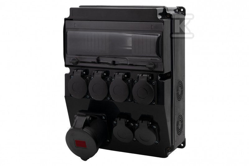 Rozdzielnica CAJA 12M SCENIC - gniazda proste 16A 5p, 6x230V