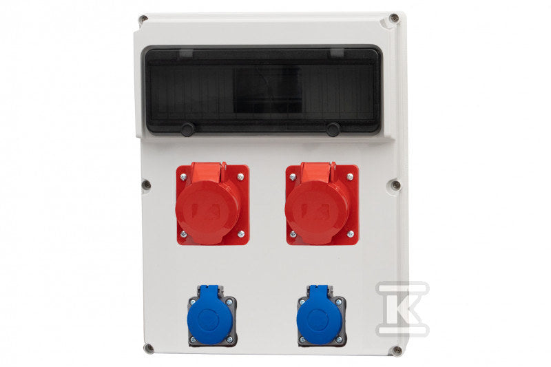 Rozdzielnica FEMO 13M - gniazda 2x32A 5p, 2x230V