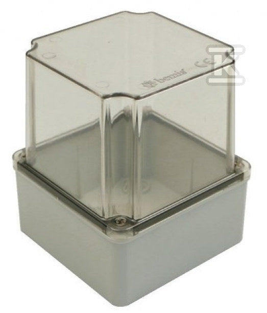 Puszka BS 120x120x140 pokrywa przeźroczysta