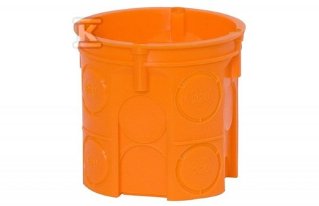 Puszka pomarańczowa PK 60 końcowa głęboka