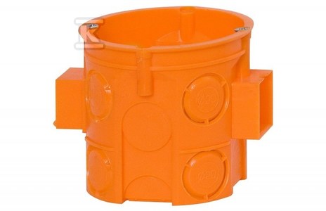 Puszka pomarańczowa PK 60 łączeniowa głęboka z wkrętami