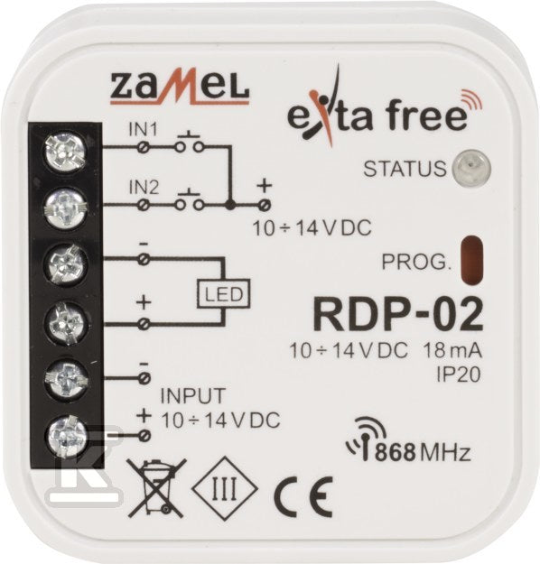 Sterownik LED jednokolorowy Typ: RDP-02
