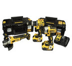 18V XR Zestaw 4 narzędzi bezszczotkowych - 3 X 5 Ah DCK422P3-QW