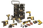 18V XR Zestaw 4 narzędzi bezszczotkowych - 3 X 5 Ah DCK422P3-QW